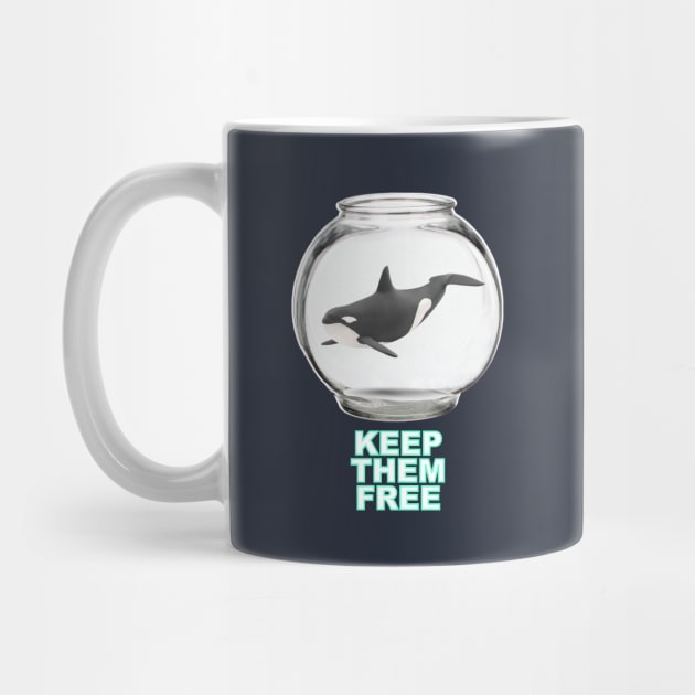 KEEP THEM FREE - Orca by Show OFF Your T-shirts!™